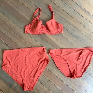 Old Navy Coral Swimwear Set